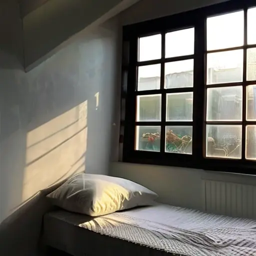 Волшебство света, падающего из окна утром