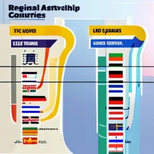 Региональные контрасты внутри популярных стран
