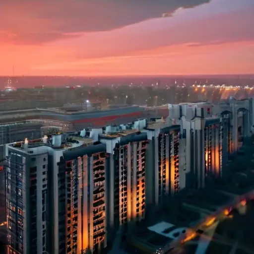 Атмосфера вечернего города на другой широте Атмосфера вечернего города на другой широте