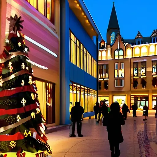 Городские центры, привлекающие атмосферой праздников